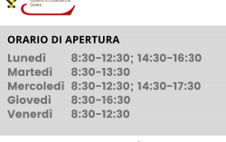Nuovo orario dal 30 ottobre