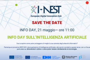 "INFO DAY I-NEST - Intelligenza Artificiale Generativa | 21 maggio 2025 ore 11.00 "INFO DAY I-NEST - Intelligenza Artificiale Generativa | 21 maggio 2025 ore 11.00