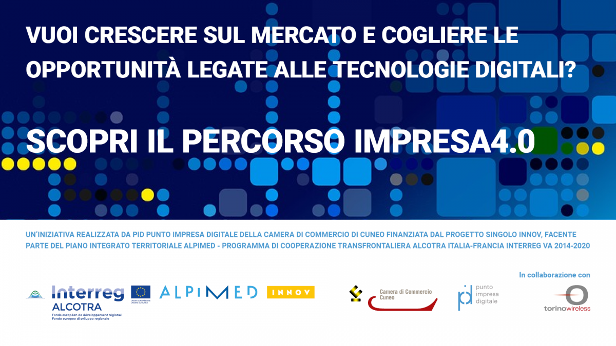 Banner presentazione servizio Percorso Impresa 4.0